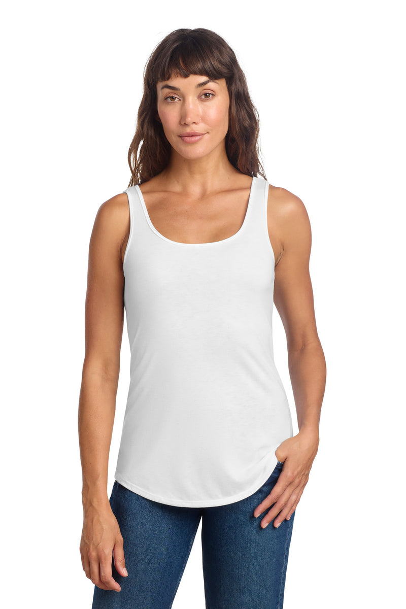 District Women's Perfect Tri Relaxed Tank - White