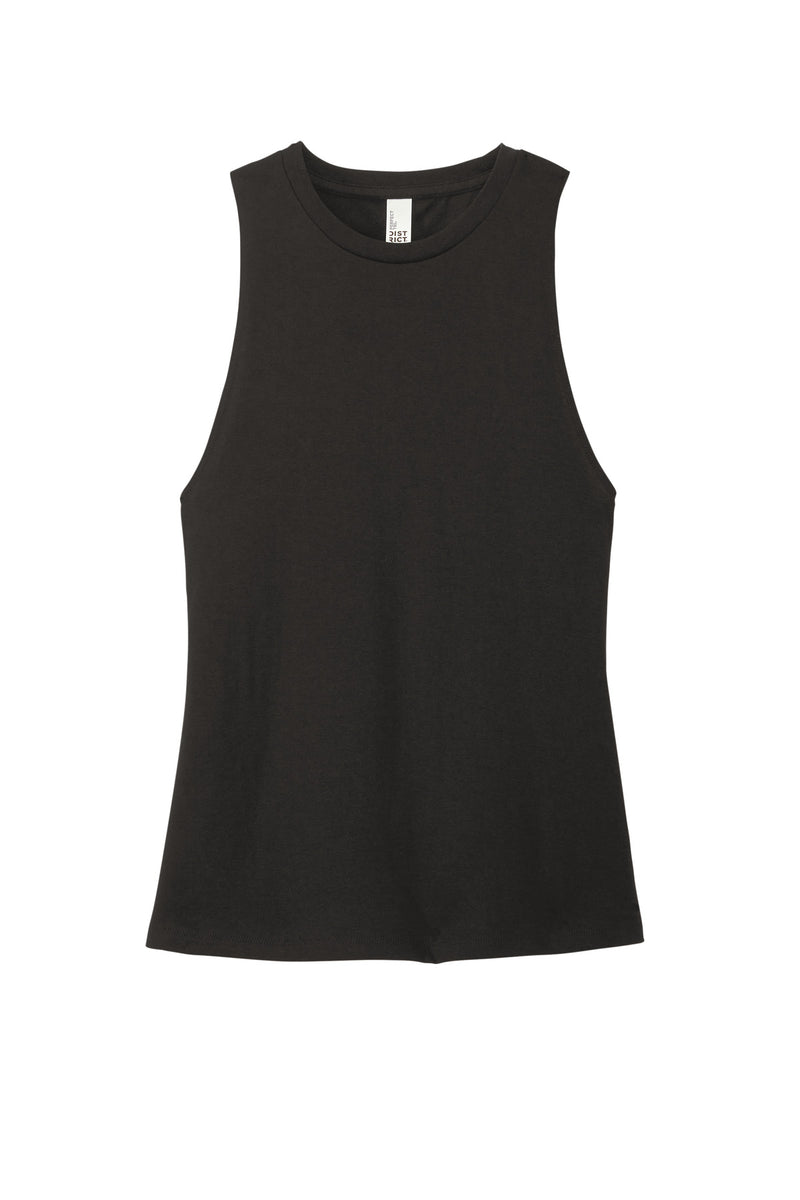 District Women's Perfect Tri Muscle Tank - Black