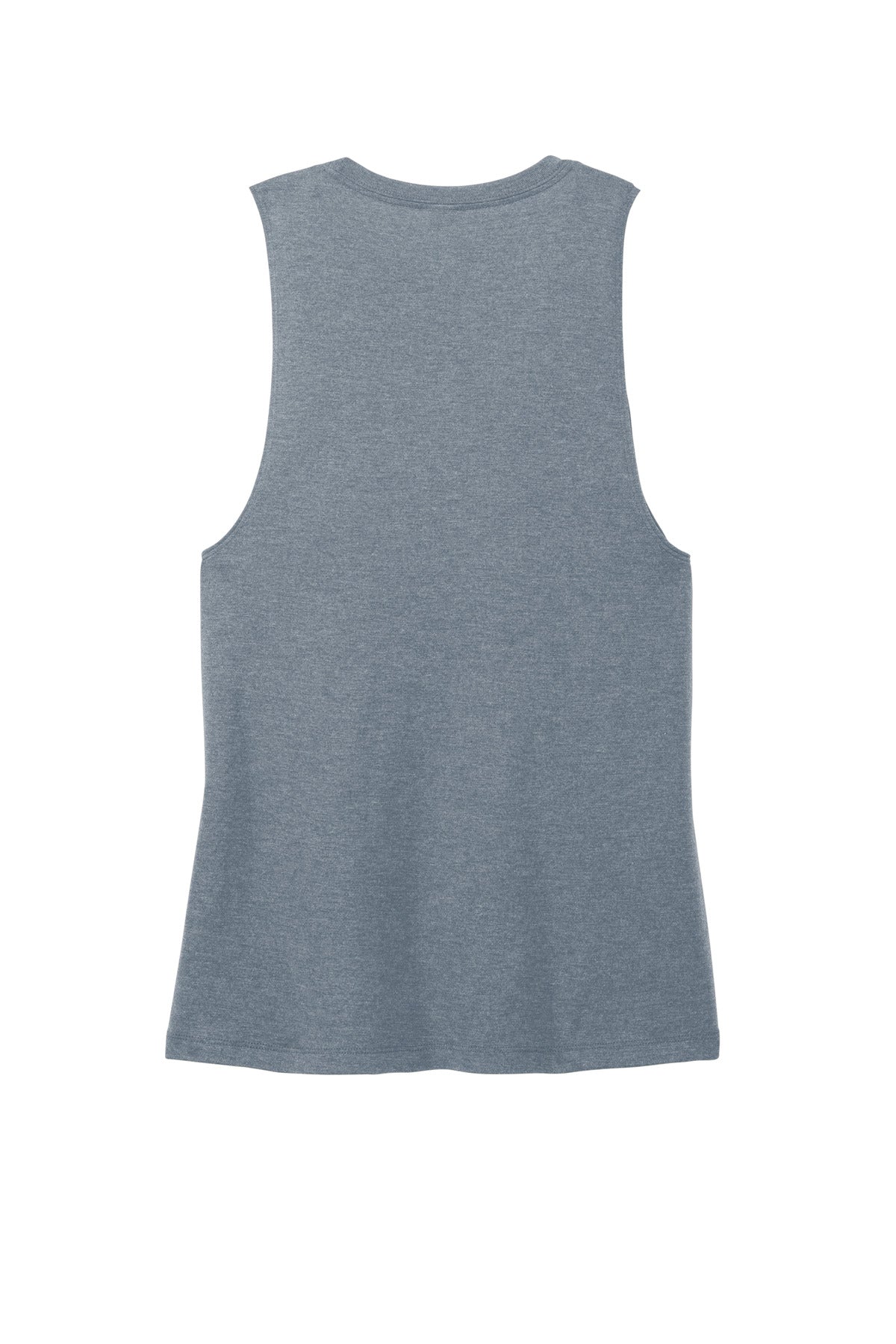 District Women's Perfect Tri Muscle Tank - Flint Blue Heather