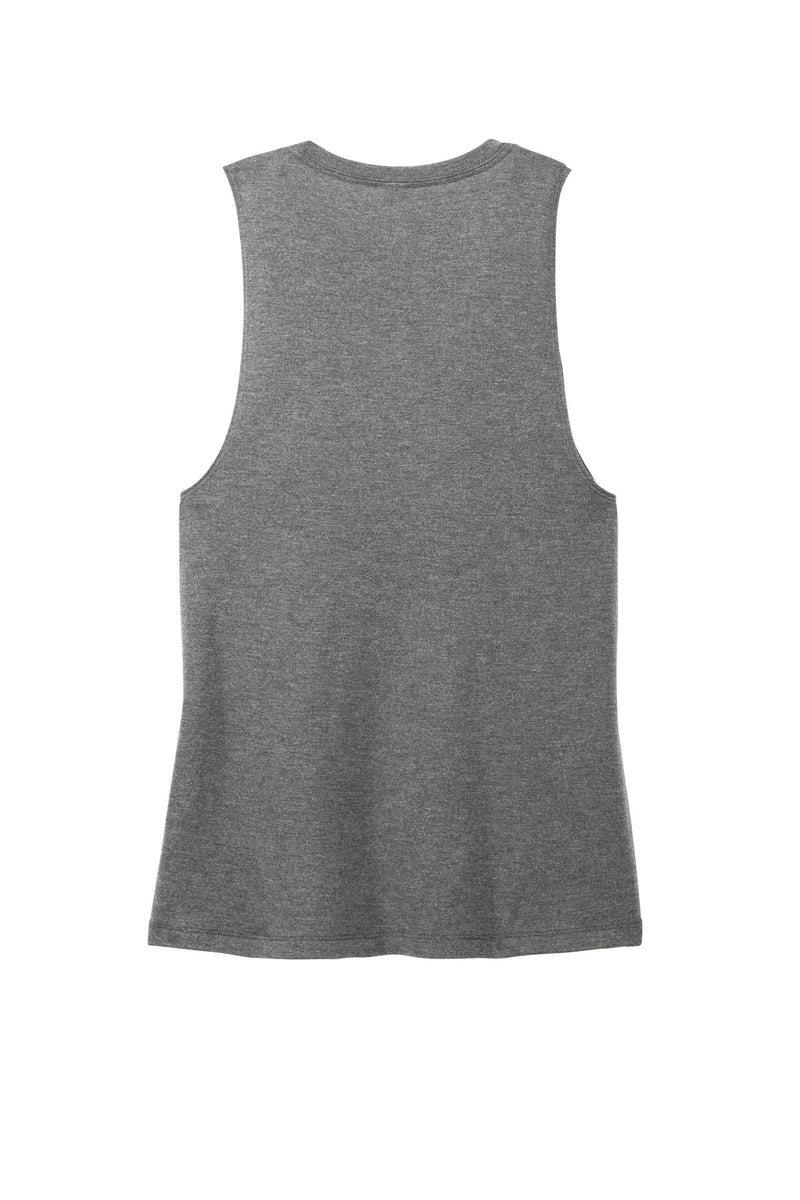 District Women's Perfect Tri Muscle Tank - Heathered Charcoal