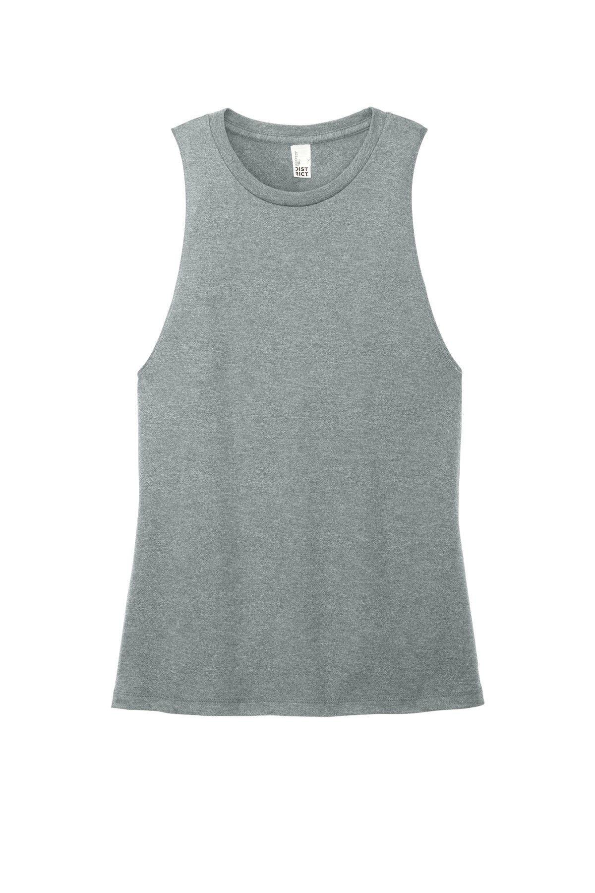District Women's Perfect Tri Muscle Tank - Heathered Grey