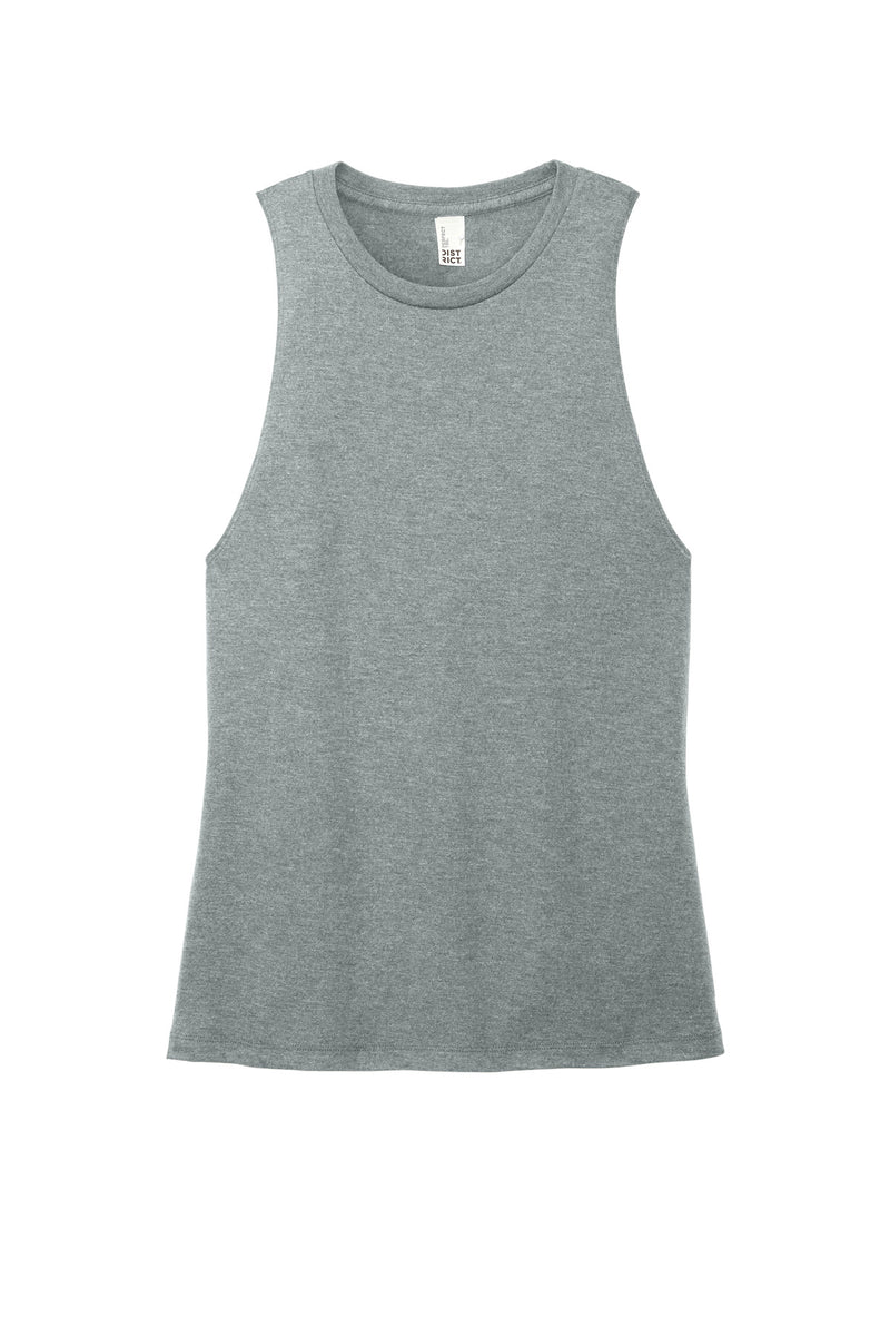 District Women's Perfect Tri Muscle Tank - Heathered Grey