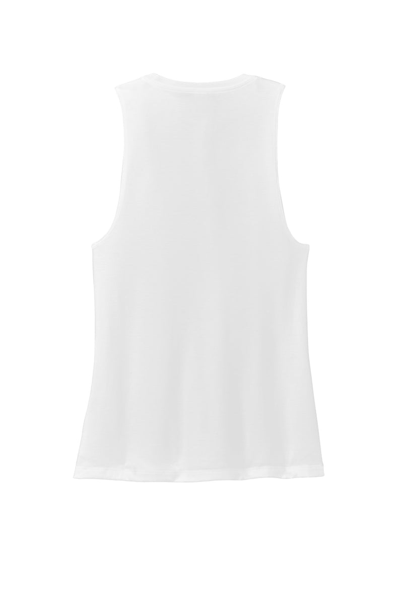 District Women's Perfect Tri Muscle Tank - Red Frost