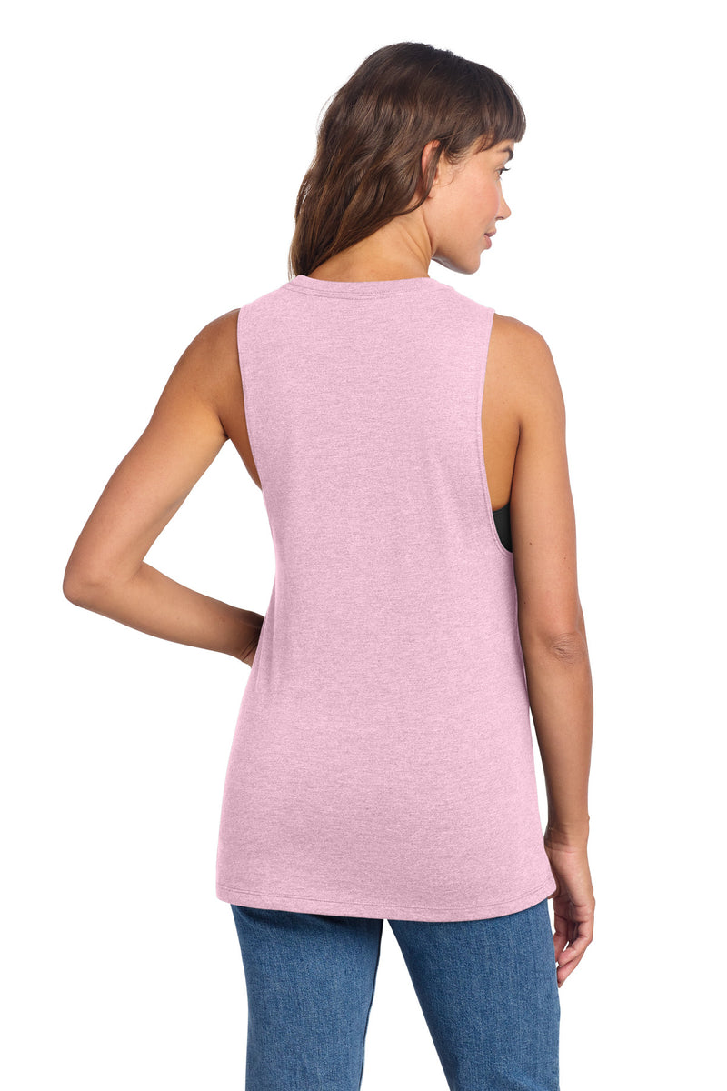 District Women's Perfect Tri Muscle Tank - Wisteria Heather