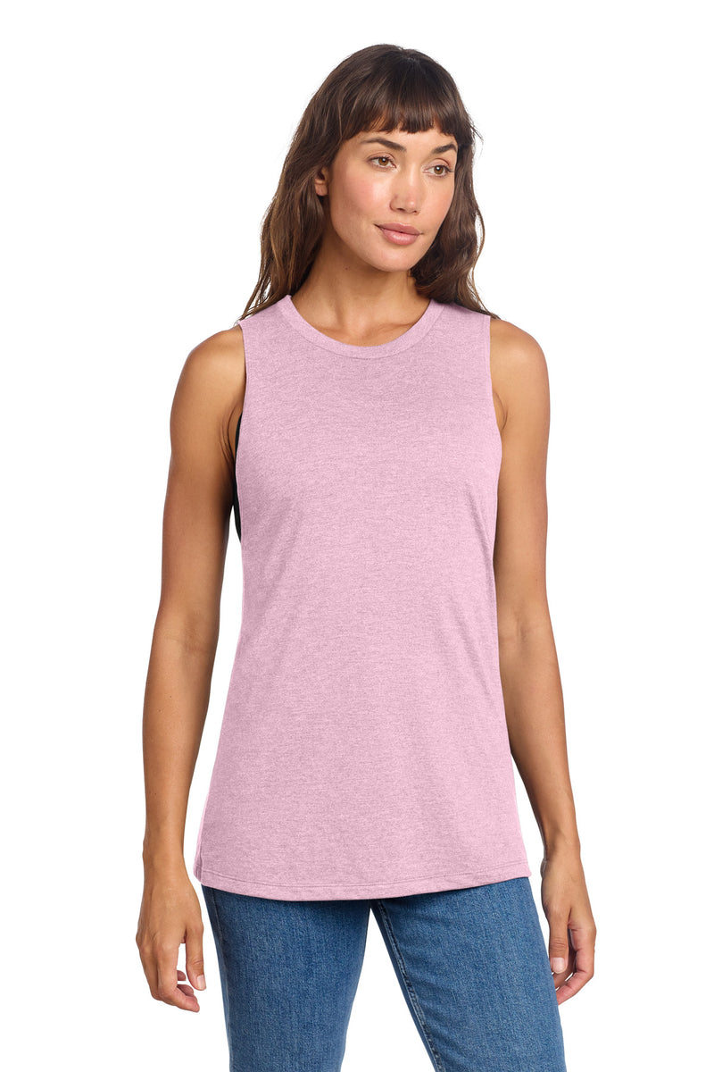 District Women's Perfect Tri Muscle Tank - Wisteria Heather