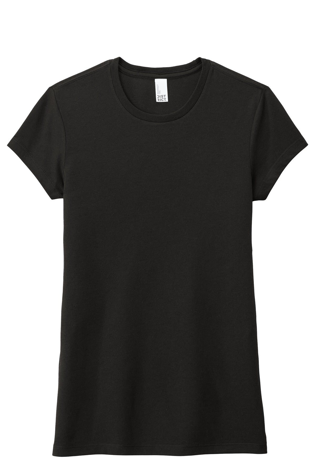 District  Women's Fitted Perfect Tri  Tee - Black