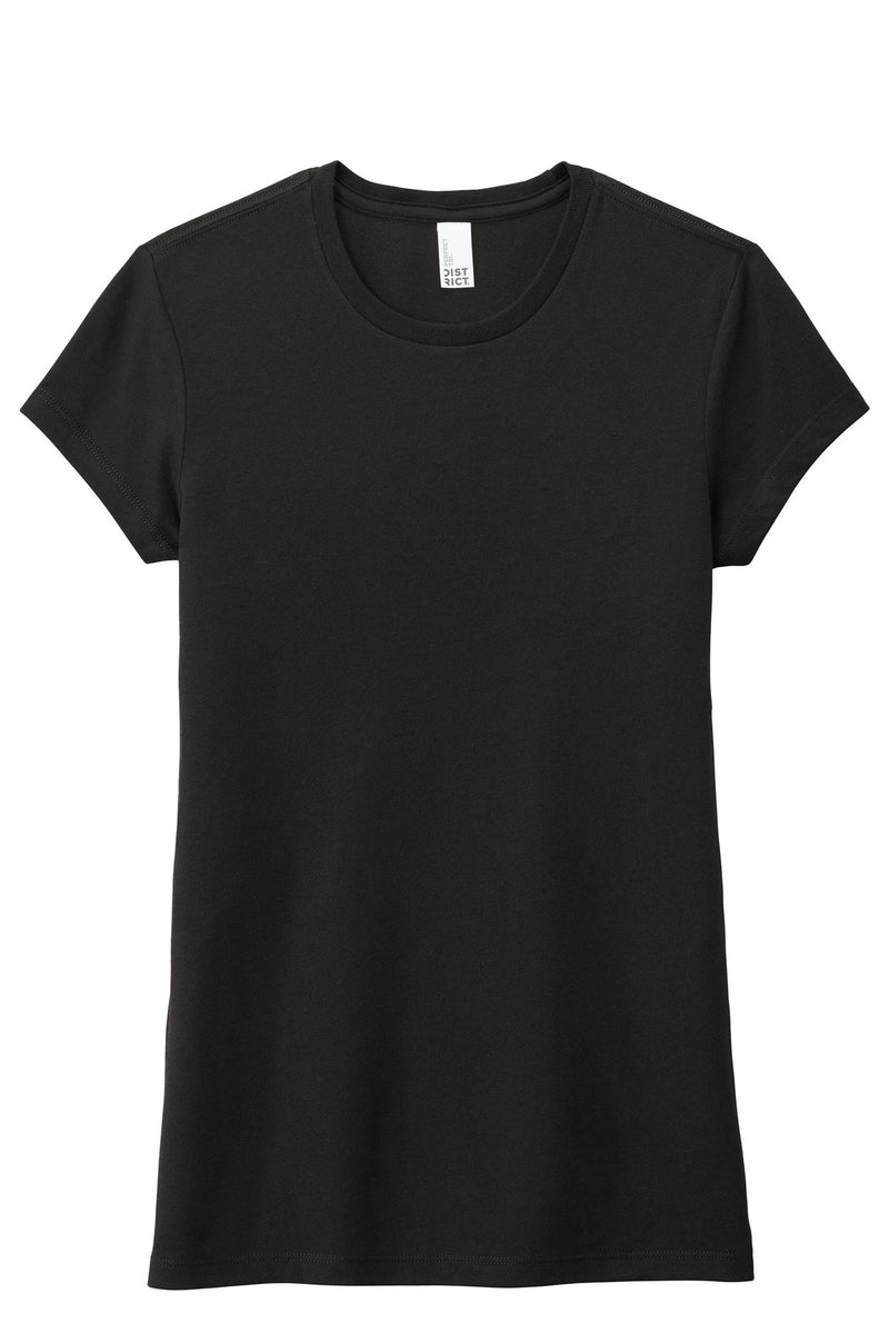 District  Women's Fitted Perfect Tri  Tee - Black