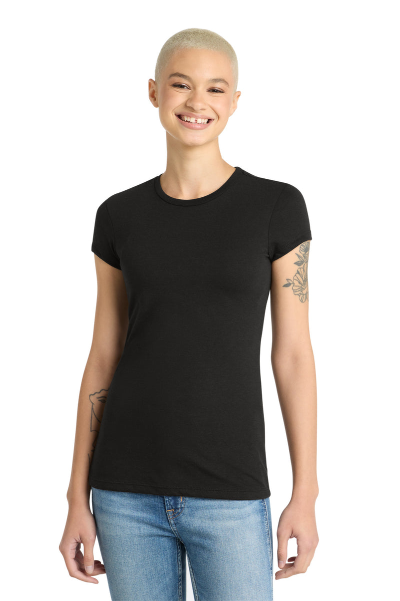 District  Women's Fitted Perfect Tri  Tee - Black