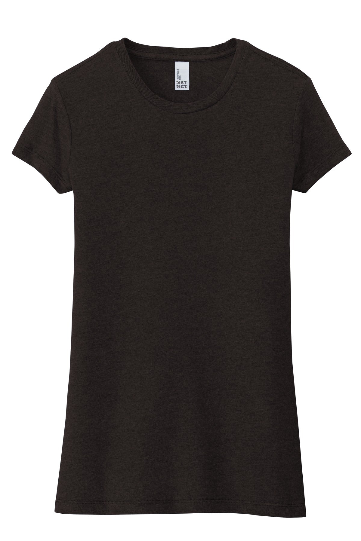 District  Women's Fitted Perfect Tri  Tee - Black Frost