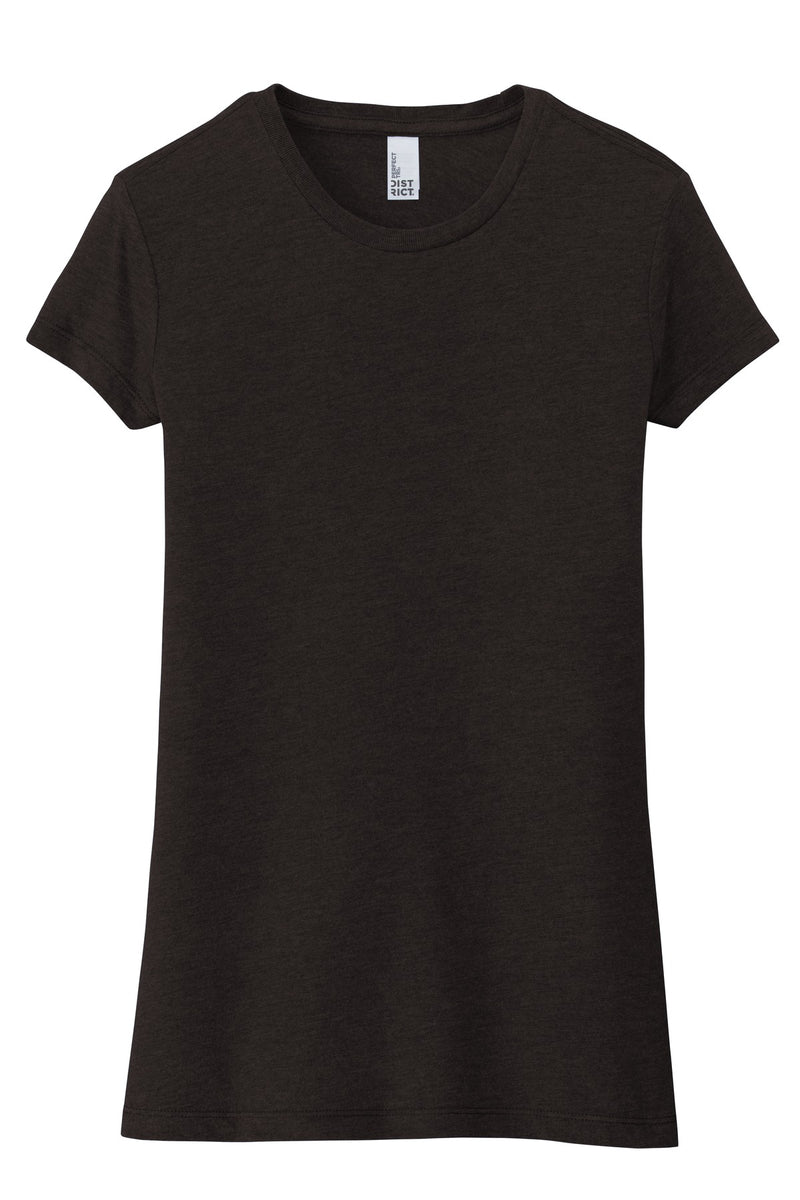District  Women's Fitted Perfect Tri  Tee - Black Frost