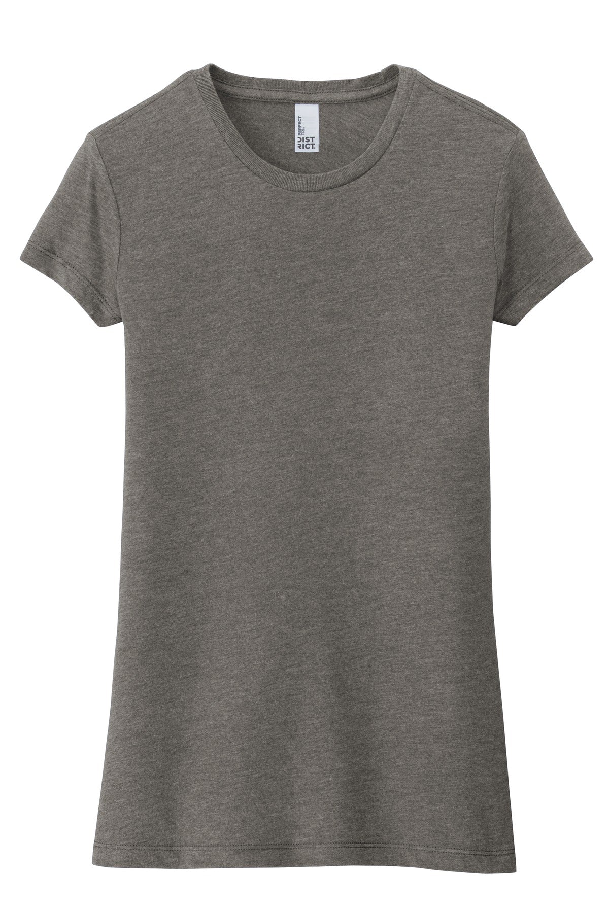 District  Women's Fitted Perfect Tri  Tee - Grey Frost