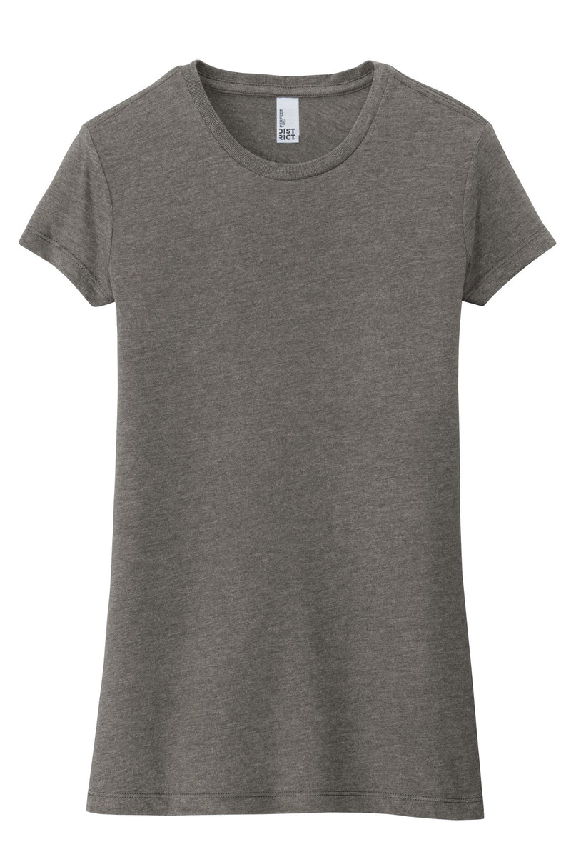 District  Women's Fitted Perfect Tri  Tee - Grey Frost