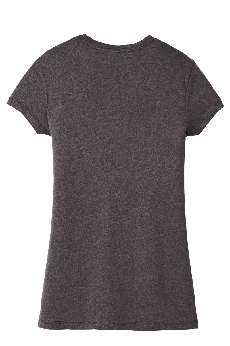 District  Women's Fitted Perfect Tri  Tee - Heathered Charcoal