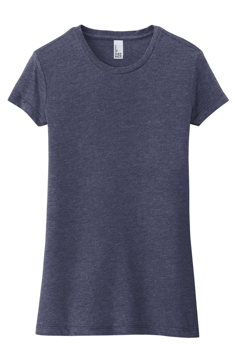 District  Women's Fitted Perfect Tri  Tee - Navy Frost