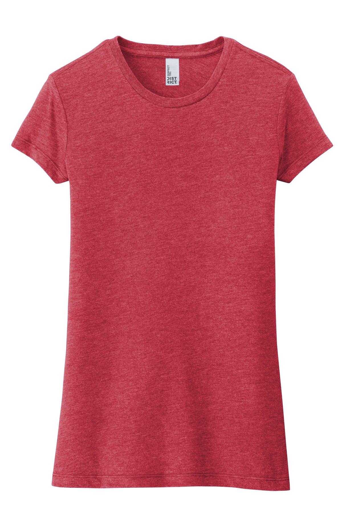 District  Women's Fitted Perfect Tri  Tee - Red Frost