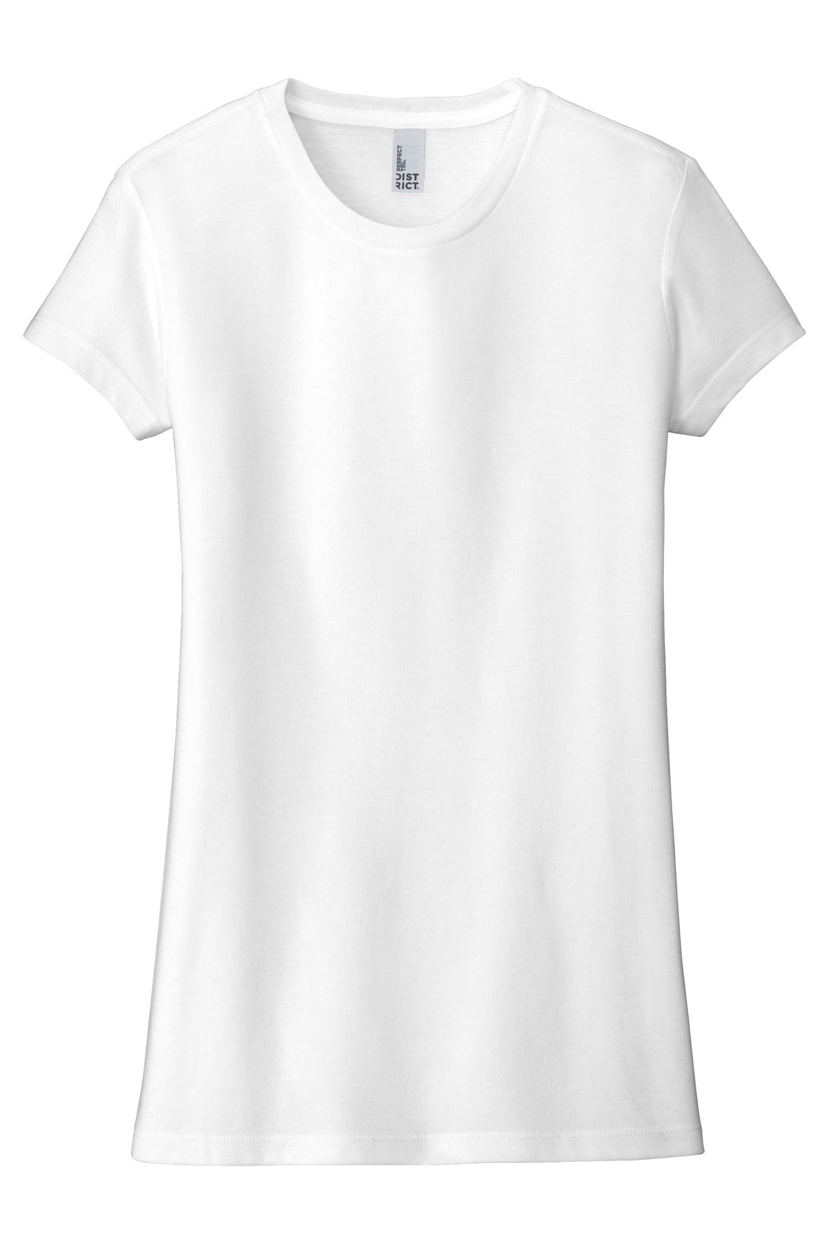 District  Women's Fitted Perfect Tri  Tee - White