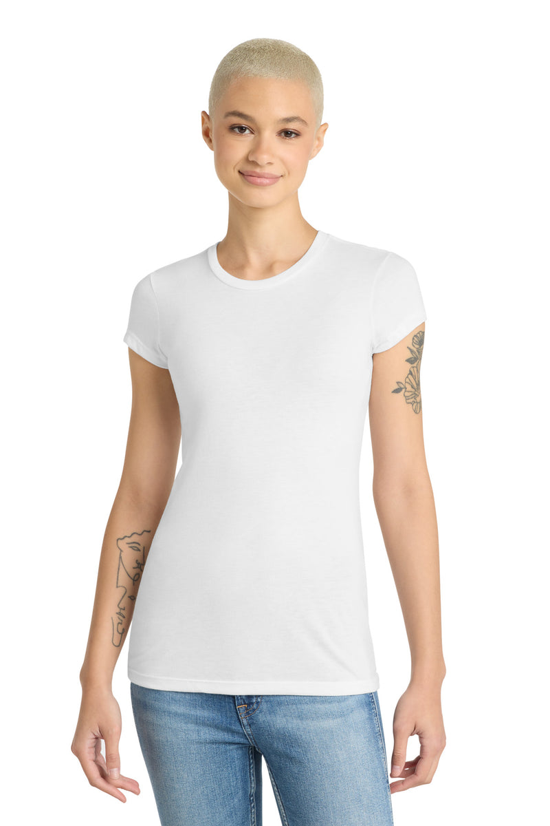 District  Women's Fitted Perfect Tri  Tee - White