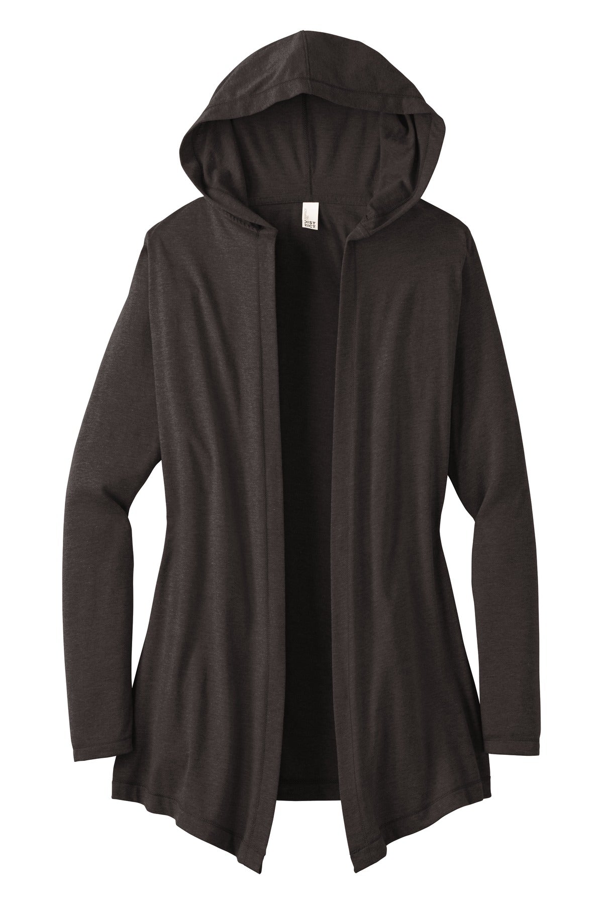 District  Women's Perfect Tri  Hooded Cardigan - Black Frost