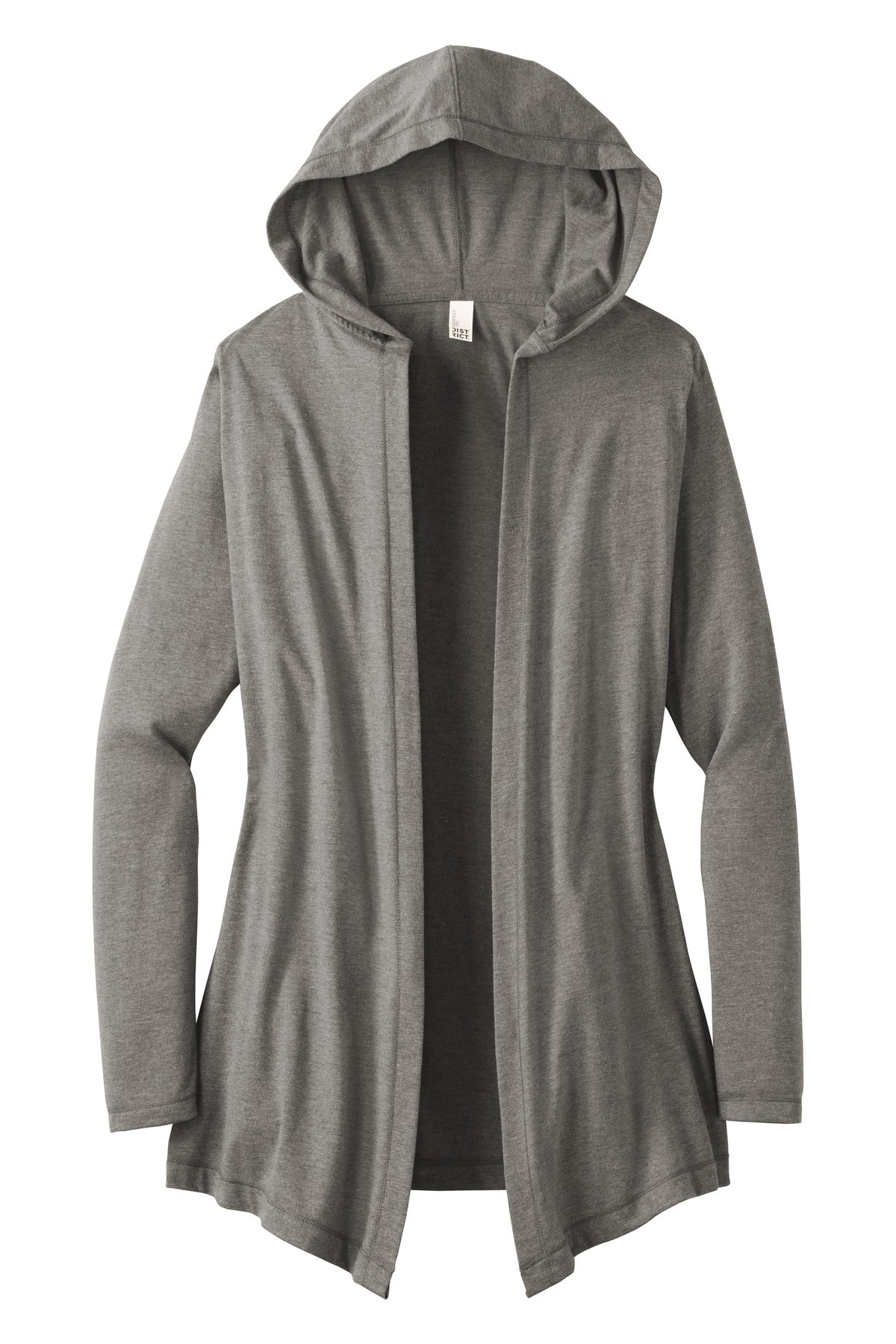 District  Women's Perfect Tri  Hooded Cardigan - Grey Frost