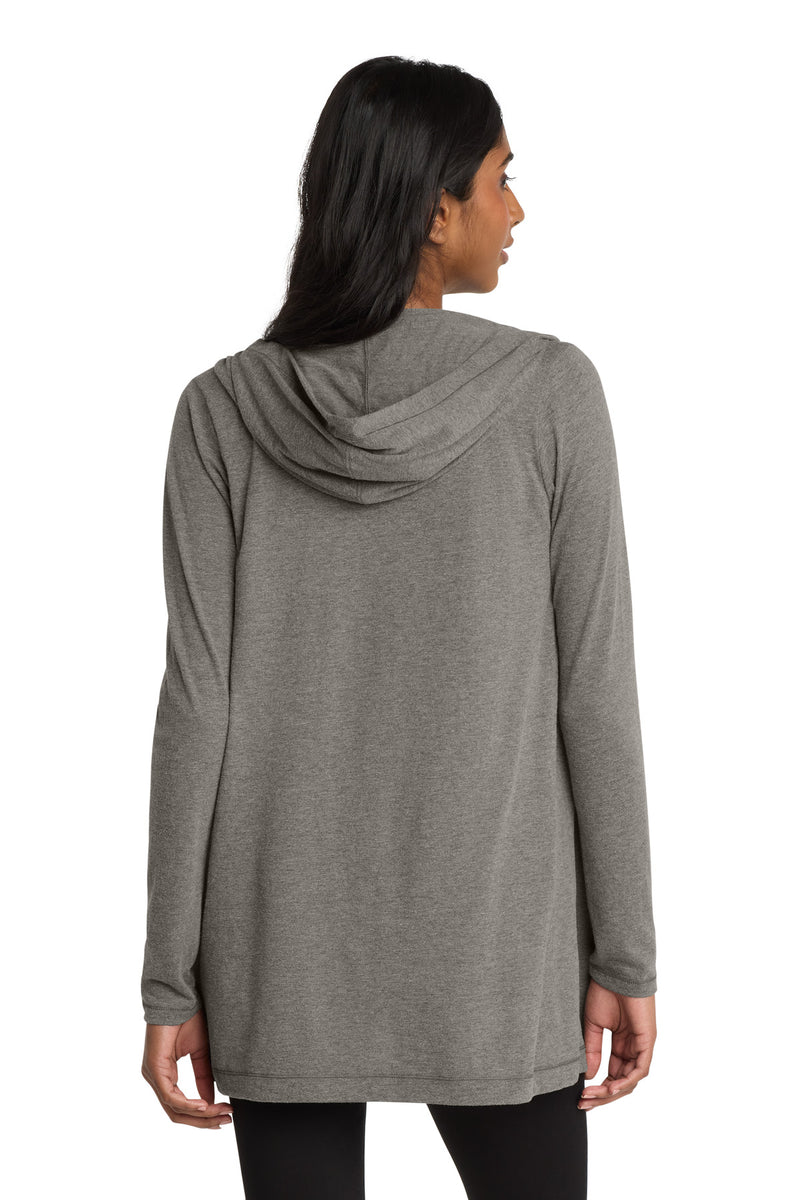 District  Women's Perfect Tri  Hooded Cardigan - Grey Frost