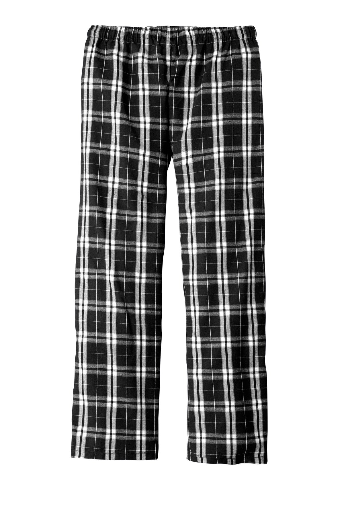 District Flannel Plaid Pant - Black