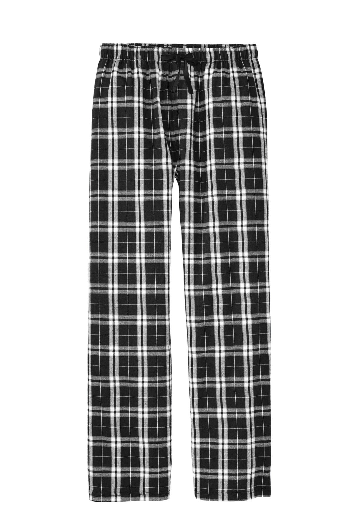 District Flannel Plaid Pant - Black