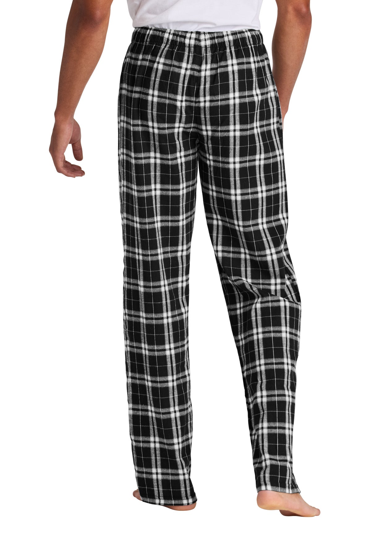 District Flannel Plaid Pant - Black