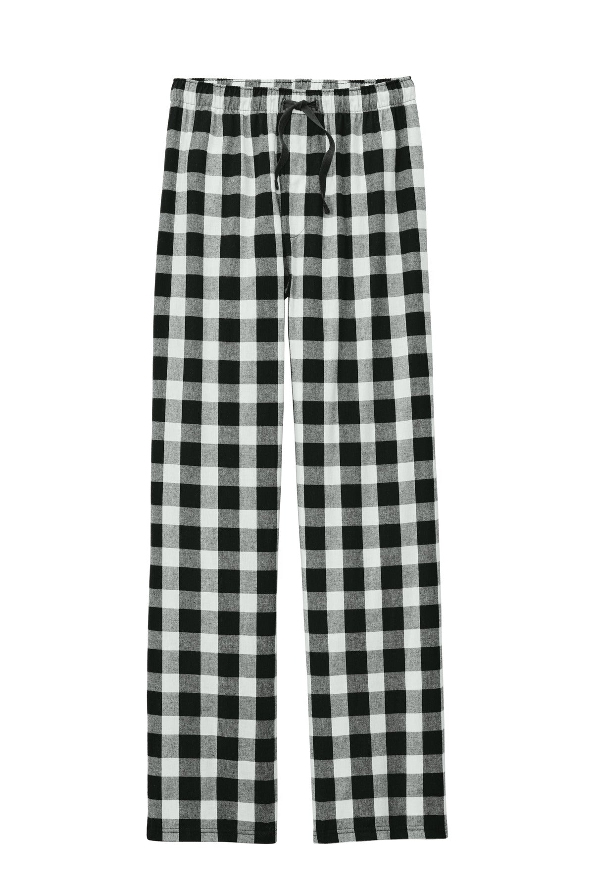 District Flannel Plaid Pant - Black/ White Buffalo Check