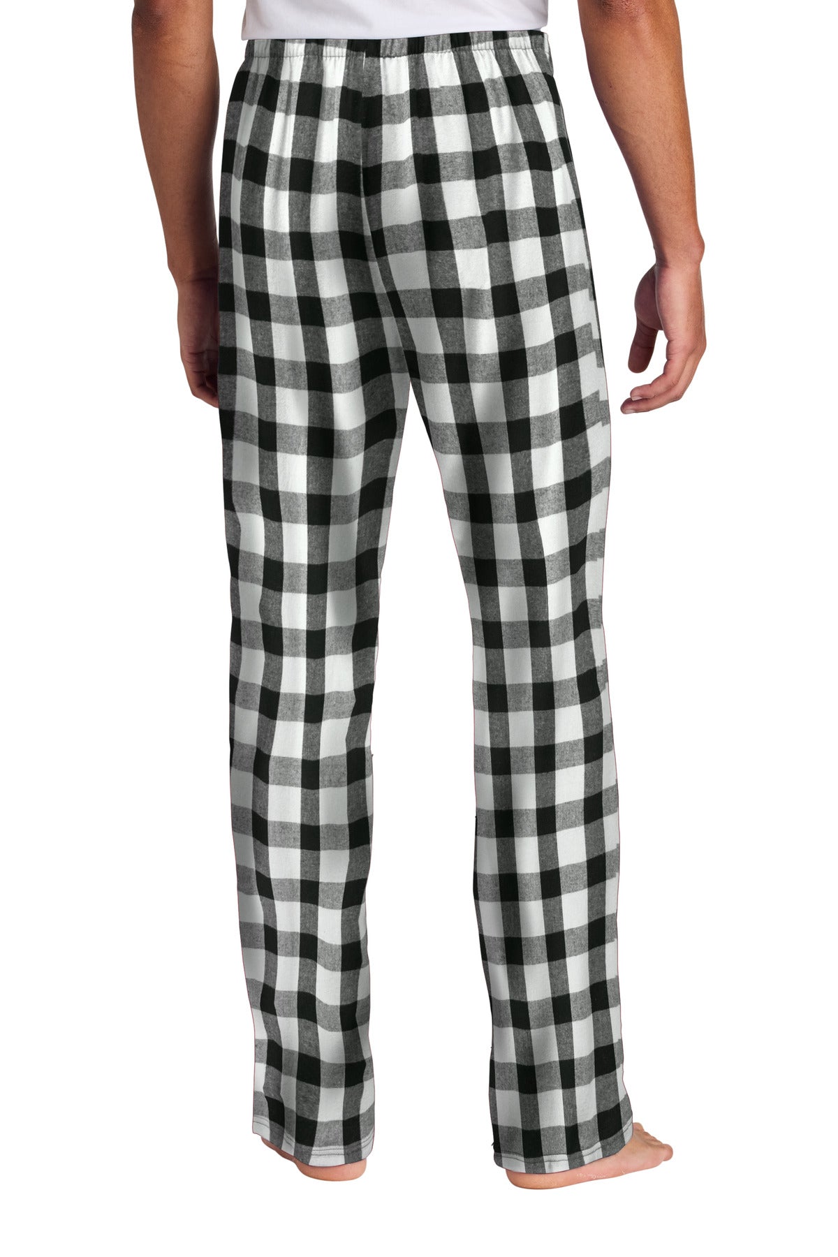 District Flannel Plaid Pant - Black/ White Buffalo Check