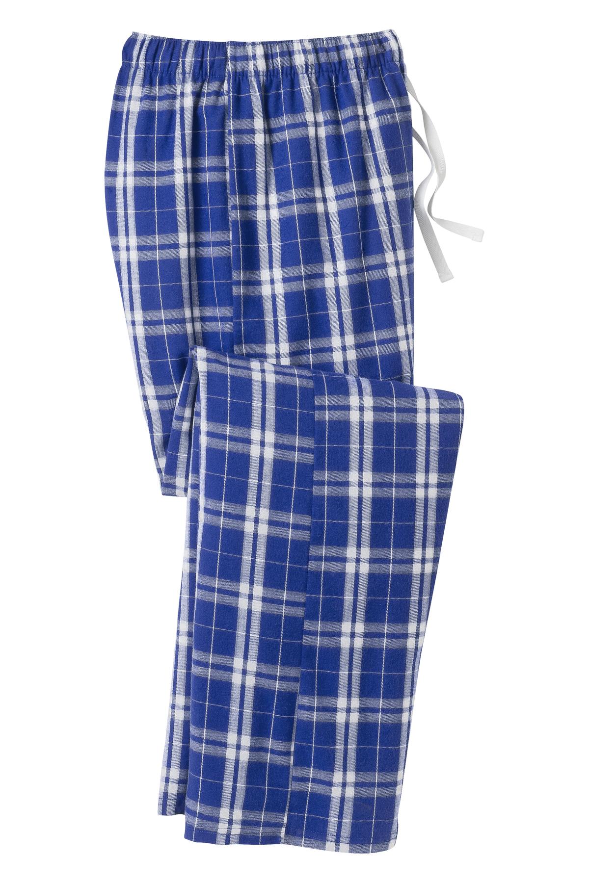 District Flannel Plaid Pant - Deep Royal