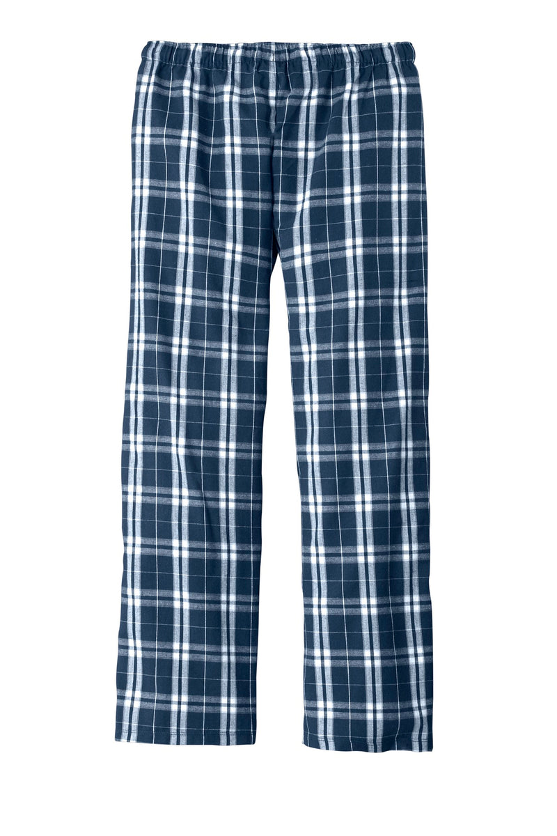 District Flannel Plaid Pant - True Navy