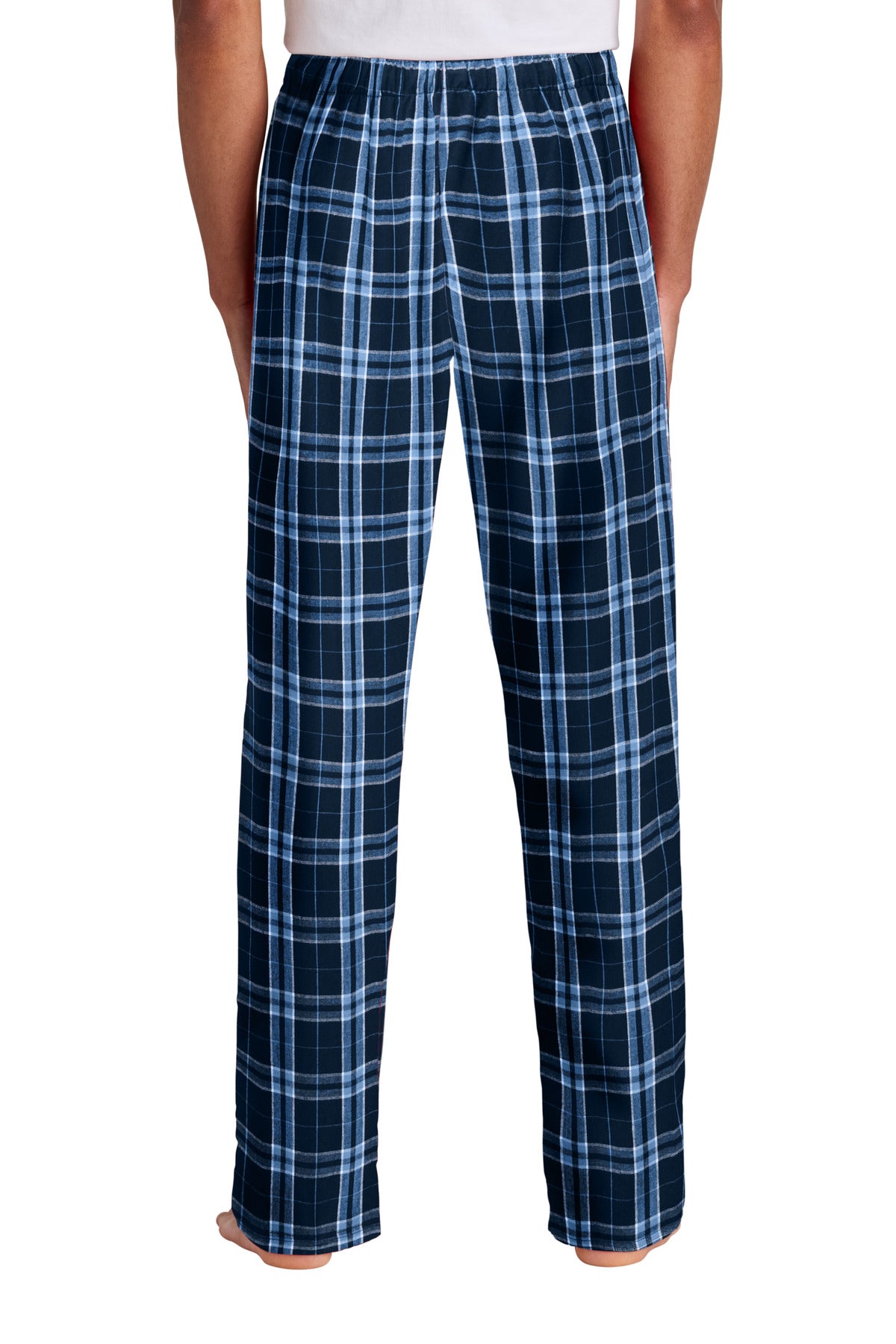 District Flannel Plaid Pant - True Navy/ Carolina Blue