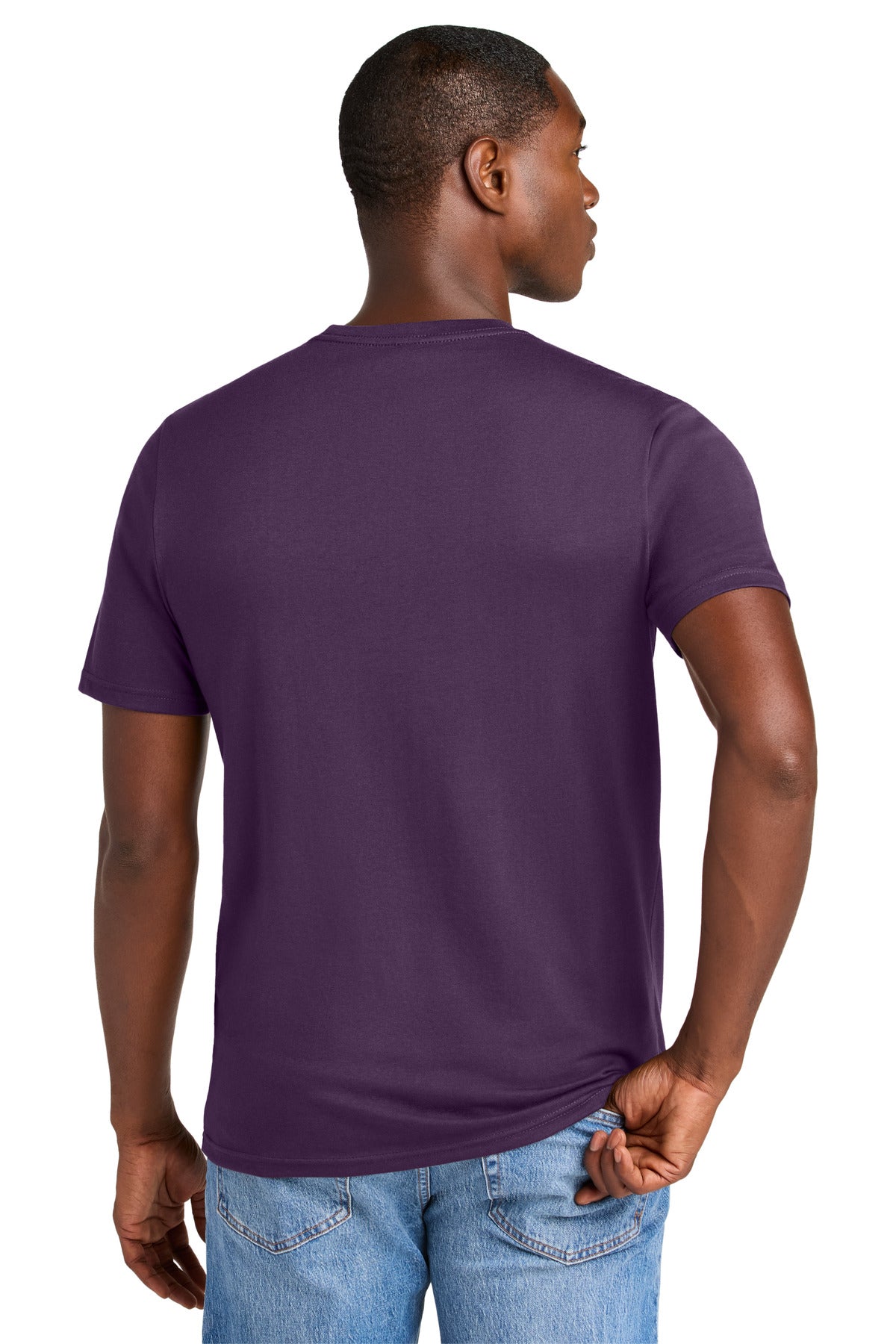 District Perfect Weight CVC Tee - Blackberry