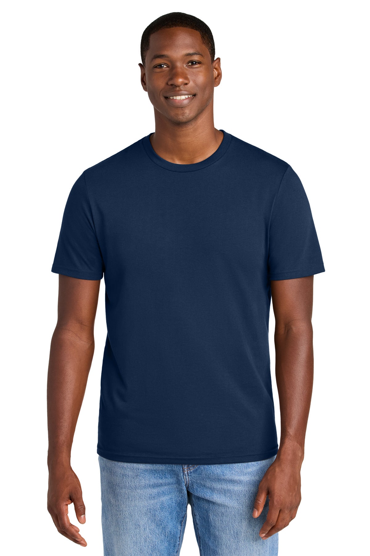 District Perfect Weight CVC Tee - Dark Royal