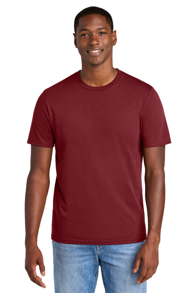 District Perfect Weight CVC Tee - Garnet