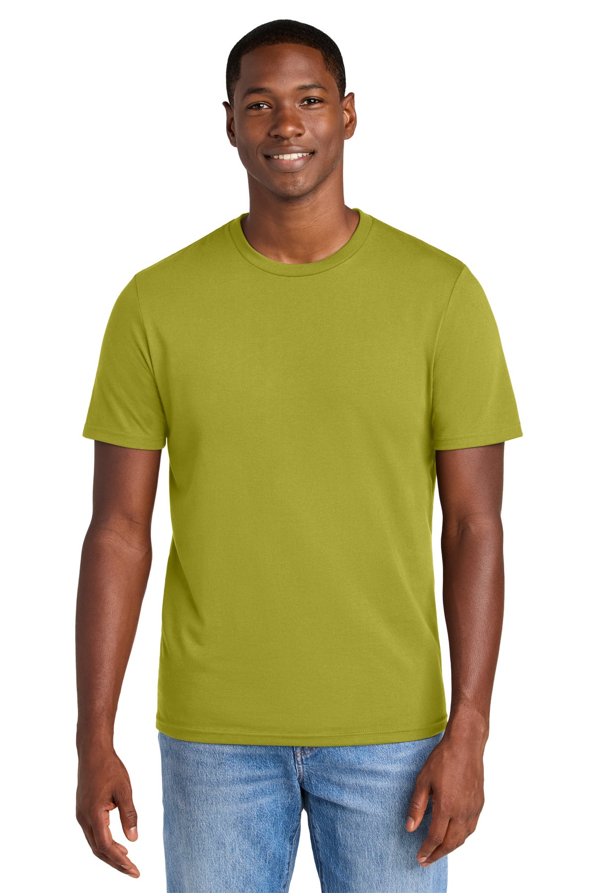 District Perfect Weight CVC Tee - Golden Cypress Green