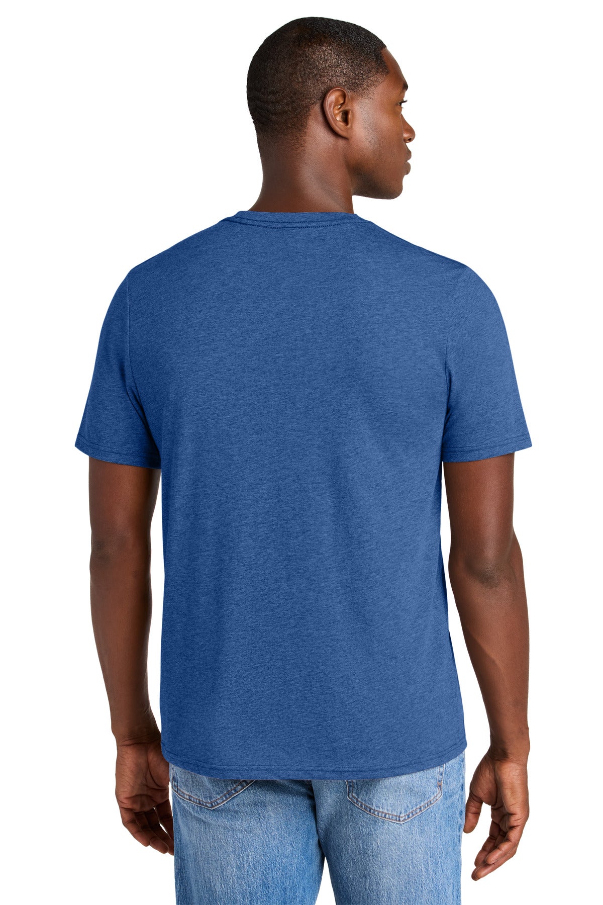 District Perfect Weight CVC Tee - Heathered Deep Royal