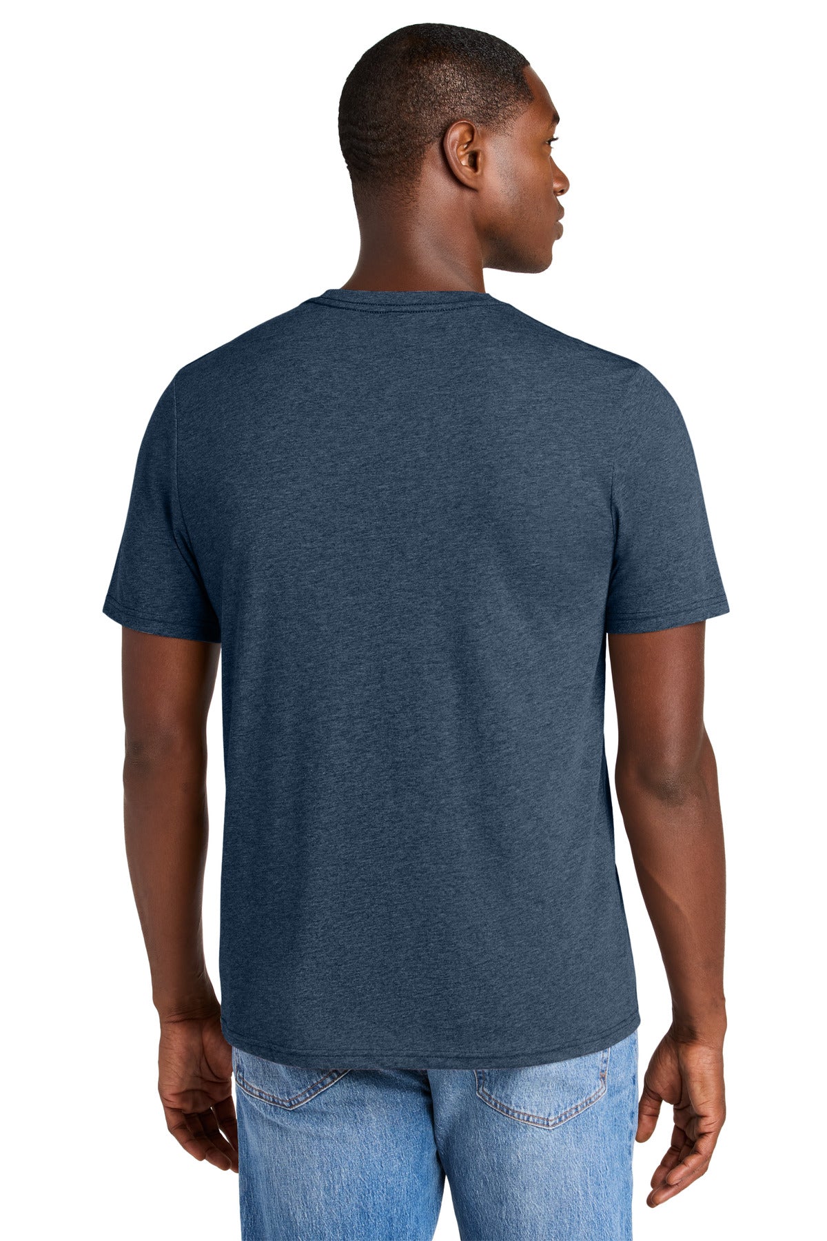 District Perfect Weight CVC Tee - Heathered Navy