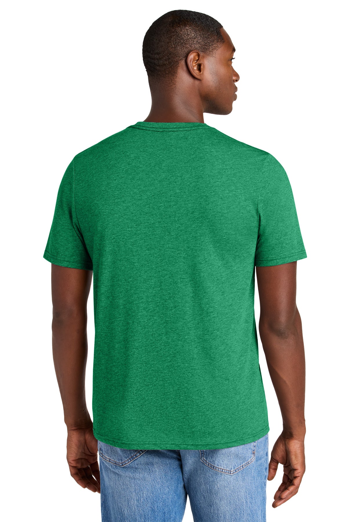 District Perfect Weight CVC Tee - Meadow Green Heather