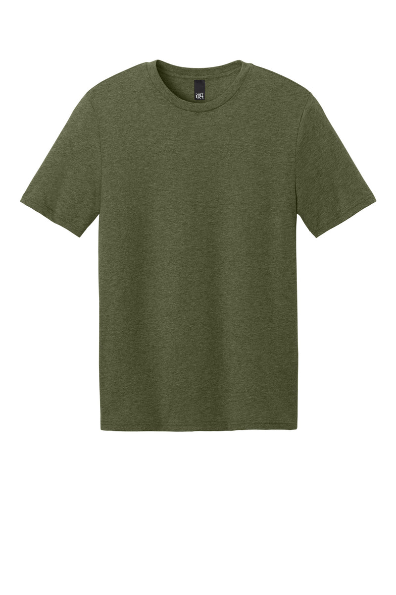 District Perfect Weight CVC Tee - Military Green Heather
