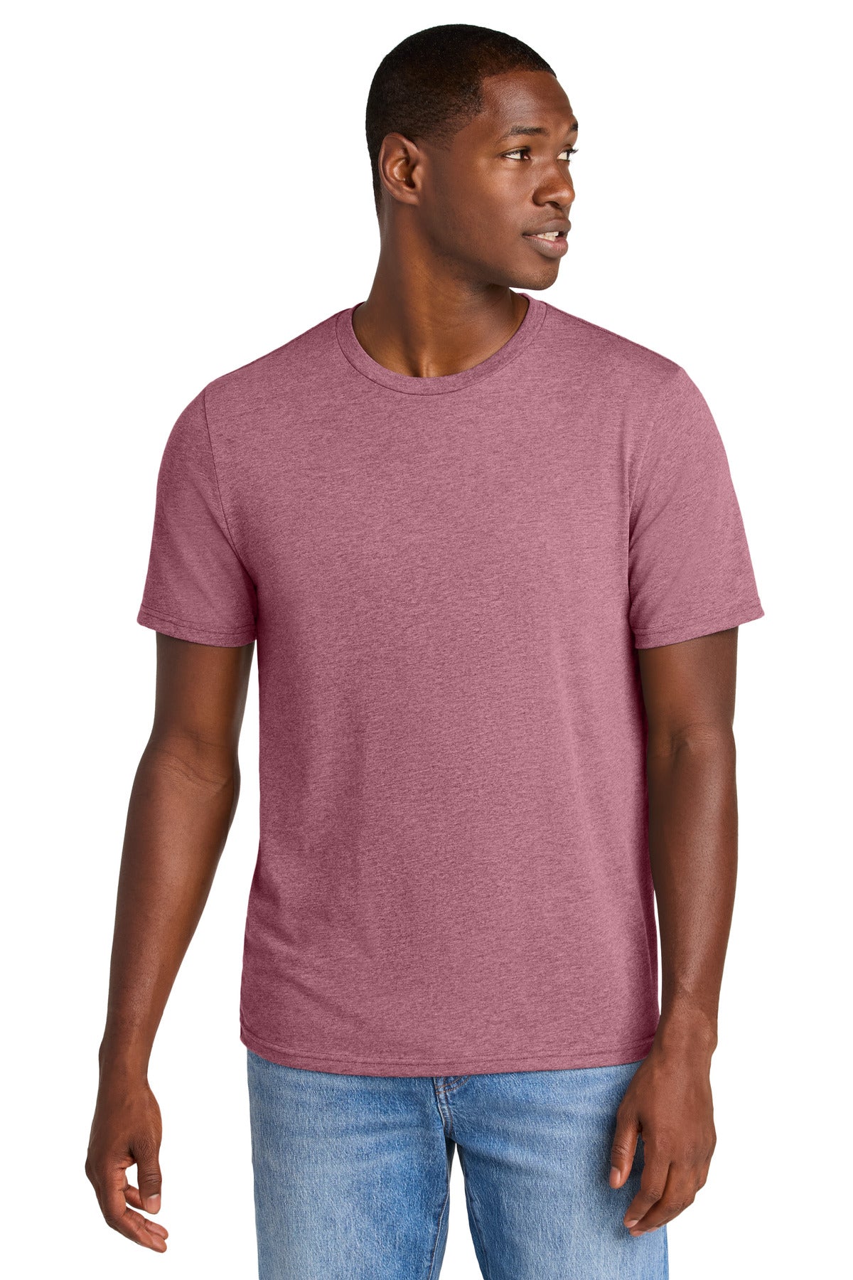 District Perfect Weight CVC Tee - Orchid Haze Heather