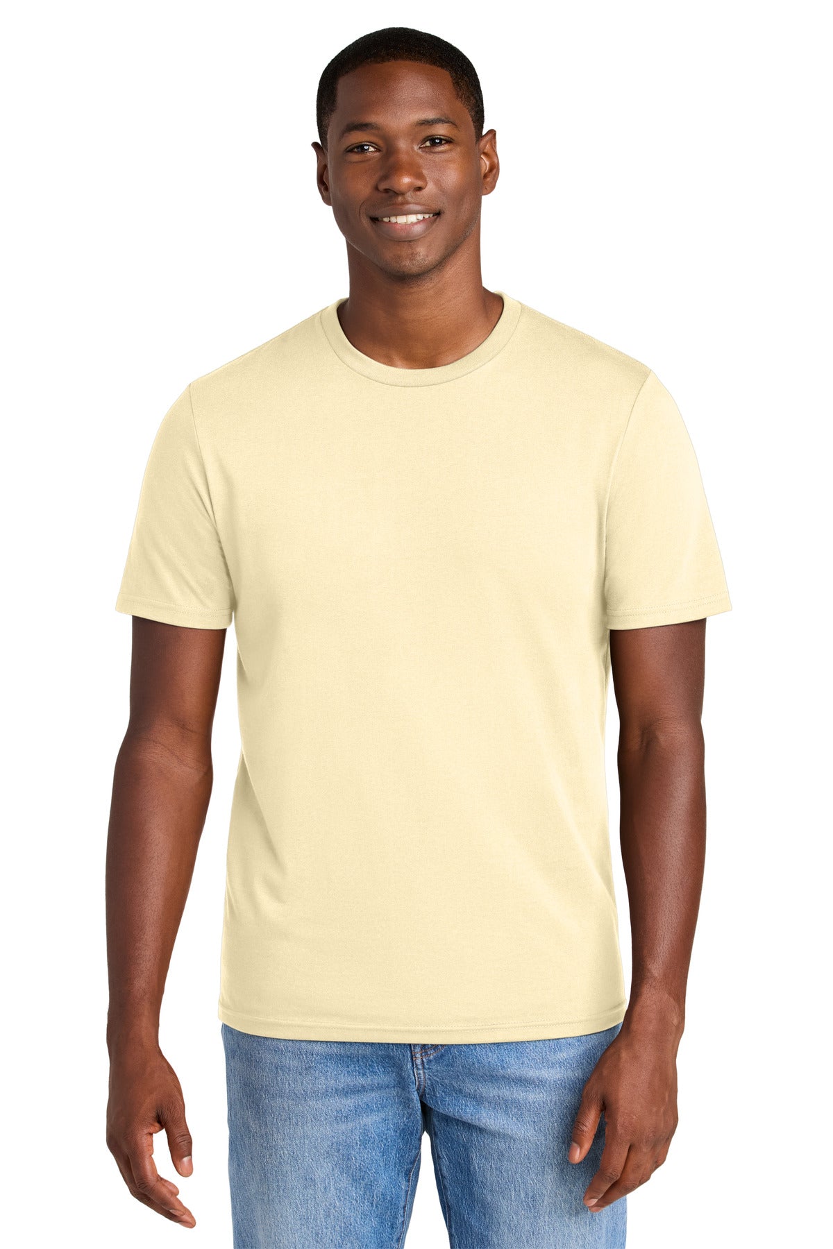 District Perfect Weight CVC Tee - Soft Yellow