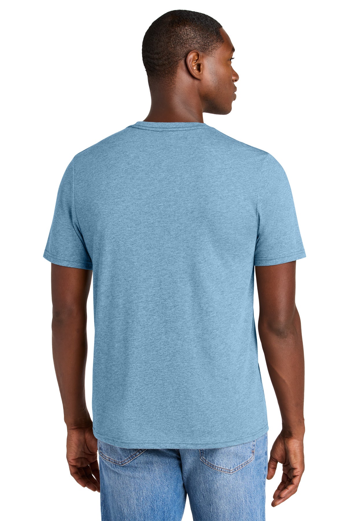District Perfect Weight CVC Tee - Tundra Blue Heather