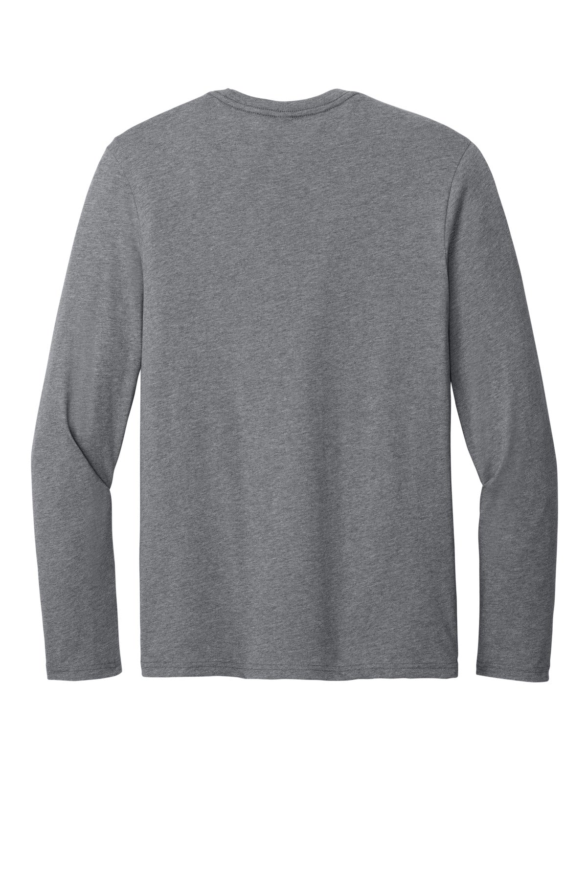 District Perfect Weight CVC Long Sleeve Tee - Graphite Heather