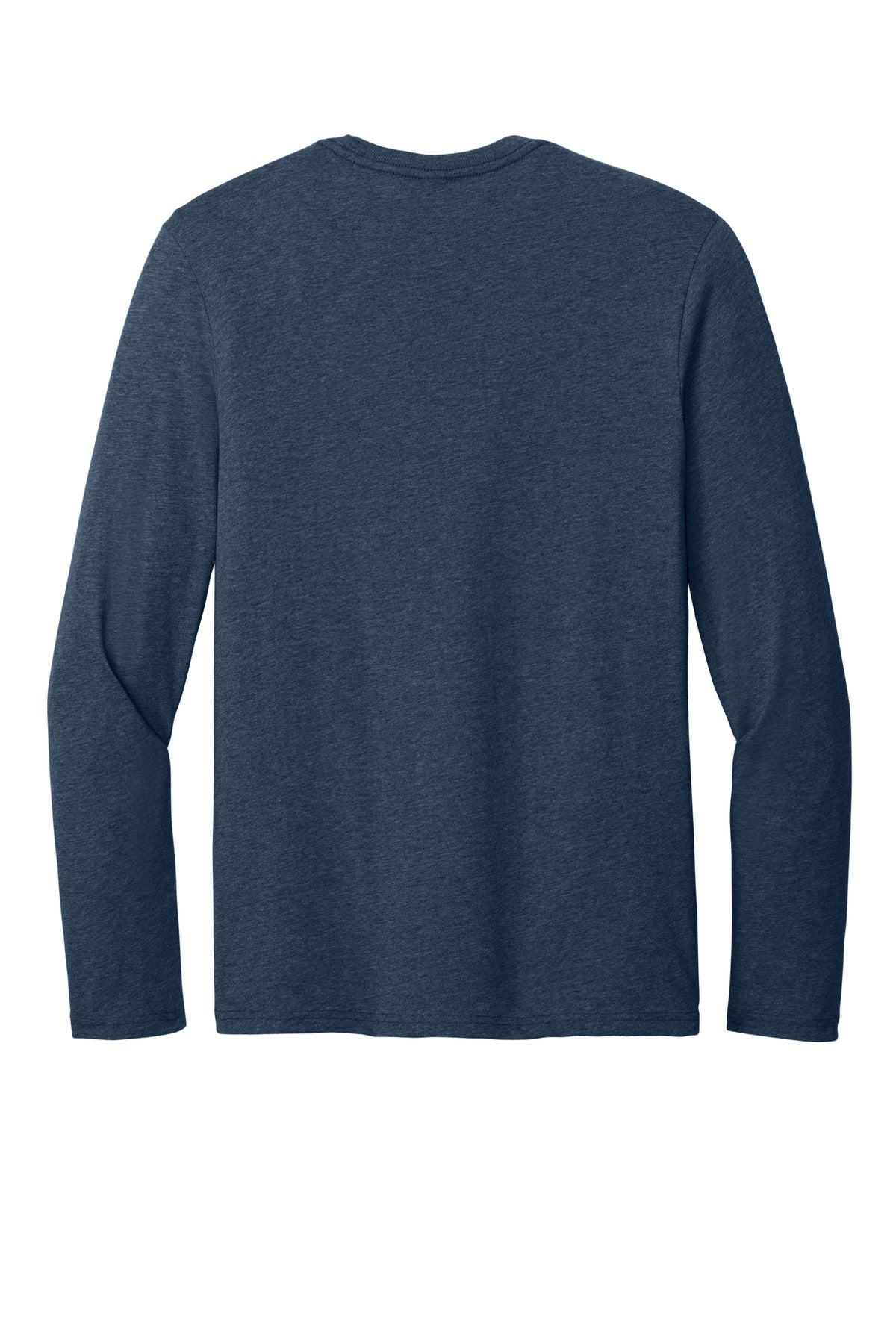 District Perfect Weight CVC Long Sleeve Tee - Heathered Navy