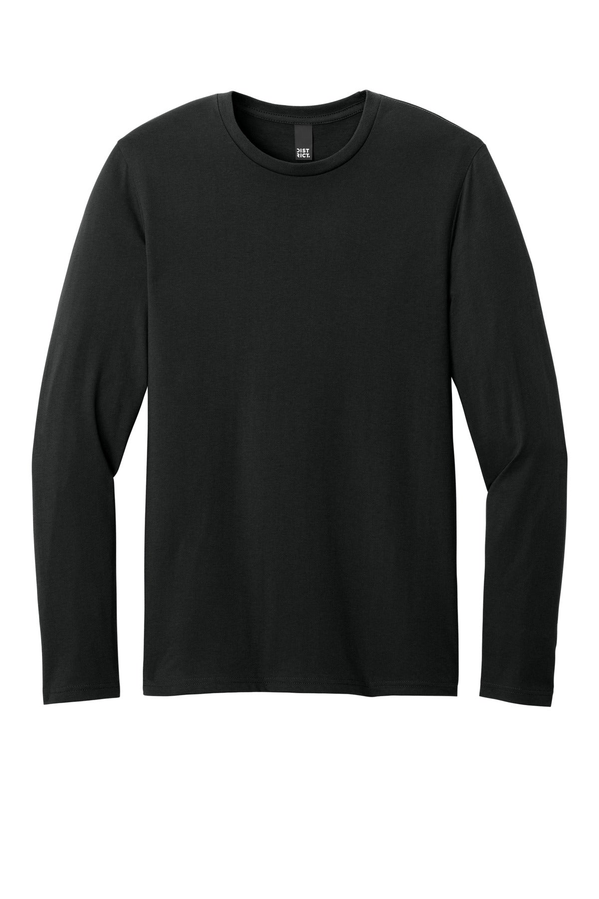 District Perfect Weight CVC Long Sleeve Tee - Jet Black