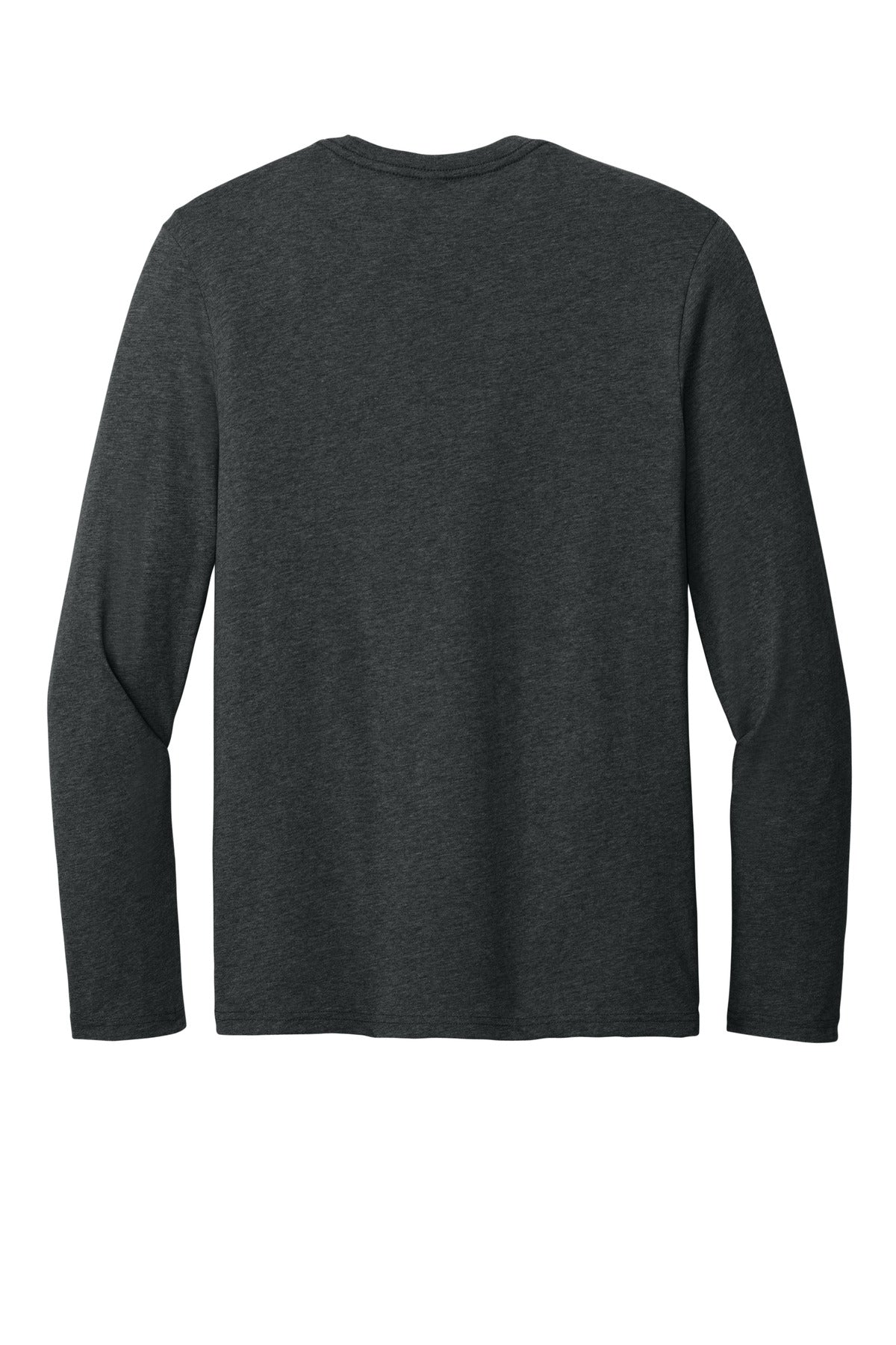 District Perfect Weight CVC Long Sleeve Tee - Jet Black Heather