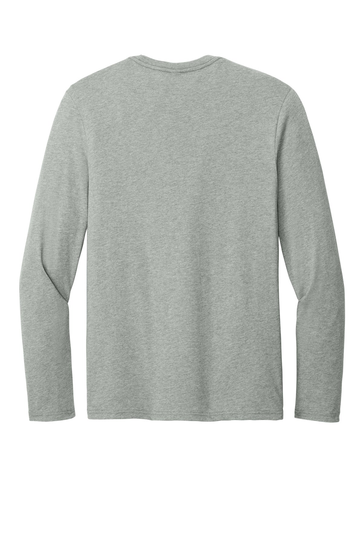 District Perfect Weight CVC Long Sleeve Tee - Light Heather Grey