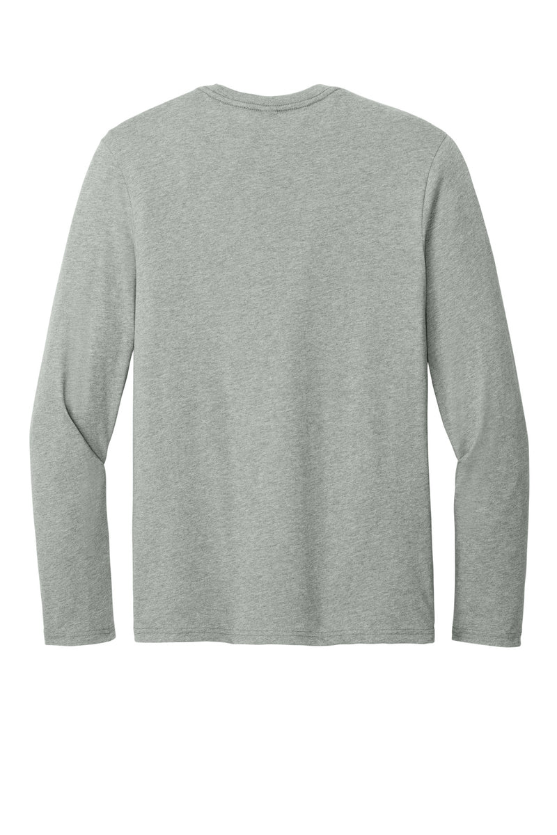 District Perfect Weight CVC Long Sleeve Tee - Light Heather Grey