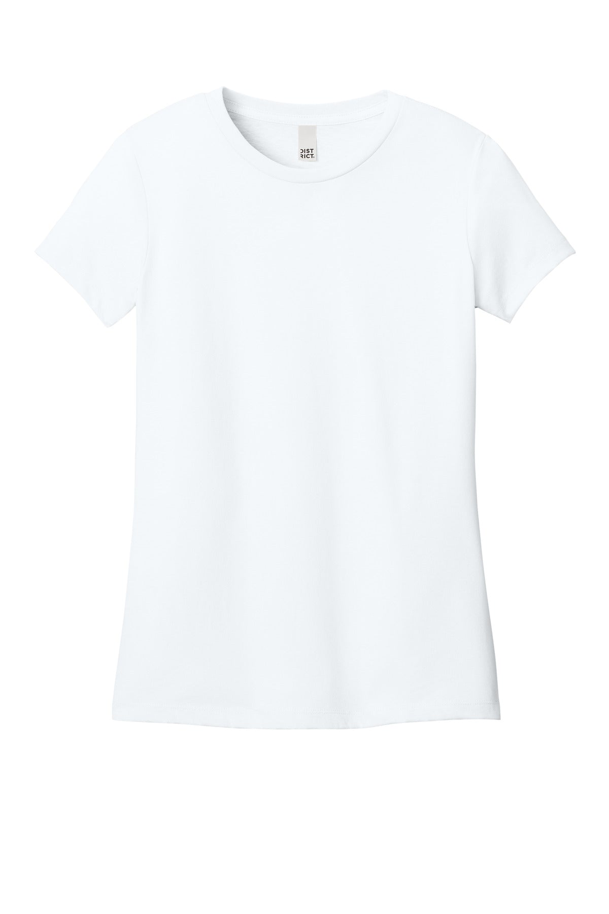 District Women's Perfect Weight CVC Tee - Bright White